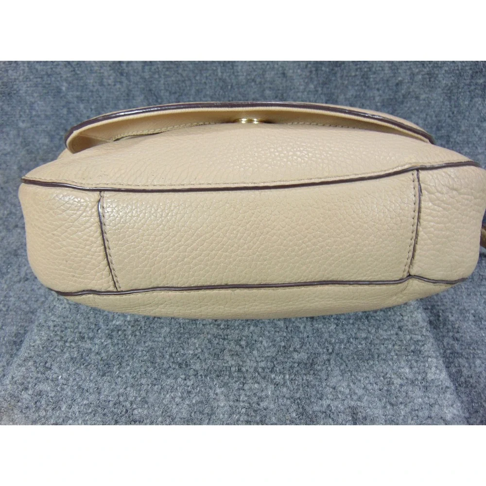 Michael Kors Bedford Crossbody Bag Tan Pebble Leather 38S7XBFM2L‎ Flaw
